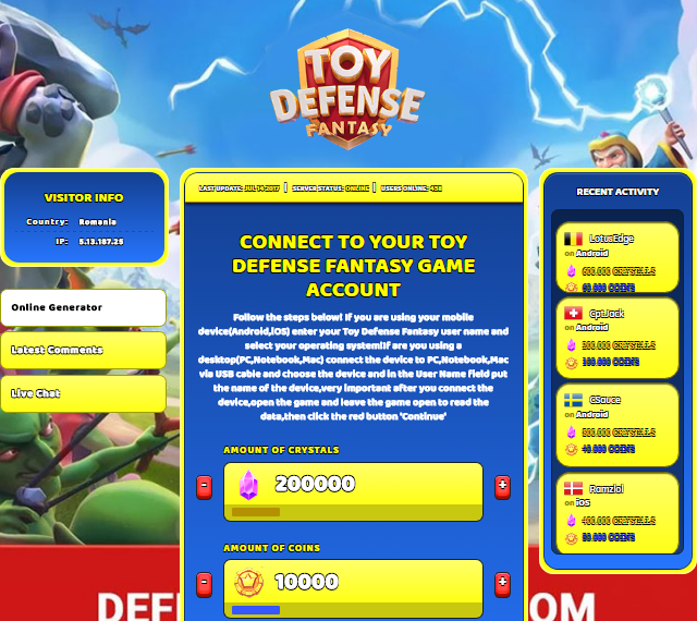 toy defense keygen generator